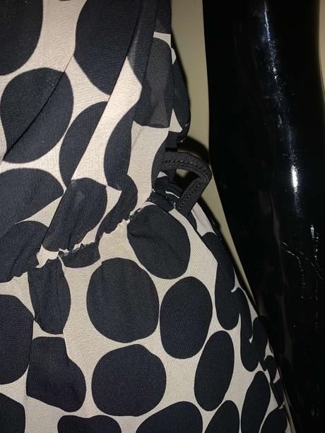 Bodkovaný top xs/s, tu,s