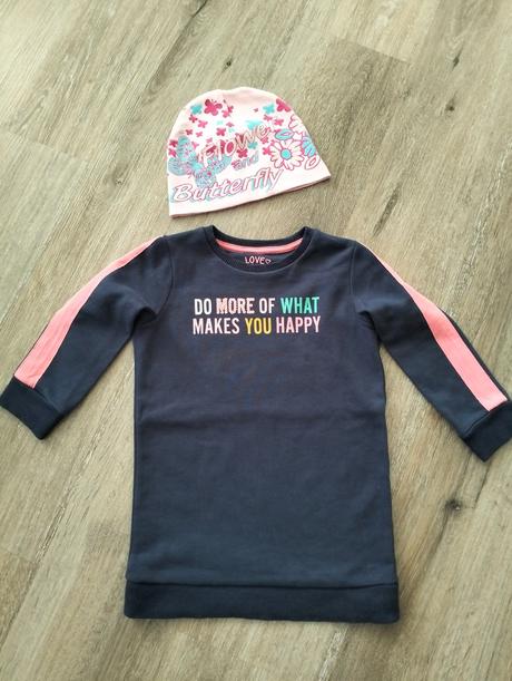 Predĺžená mikina plus čiapočka, f&f,98