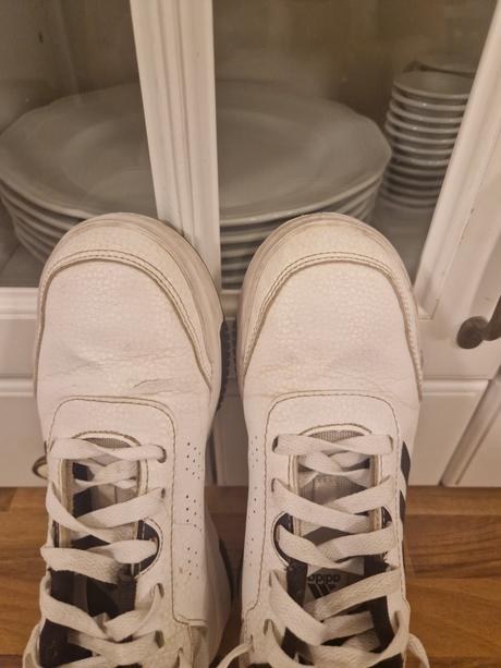 Dievcenske biele adidas tenisky francuzska 36 velk, adidas,35