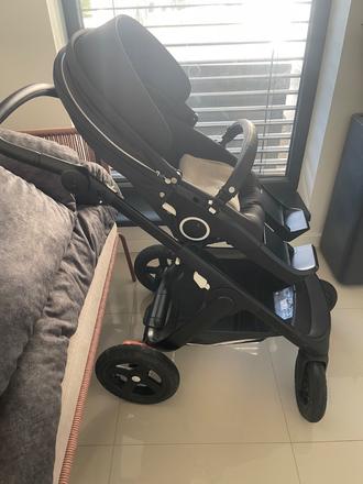 Stokke trailz terrain all black 2 kombinacia, stokke,stokke trailz terrain