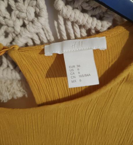 Horčicová tunika h&m, h&m,s