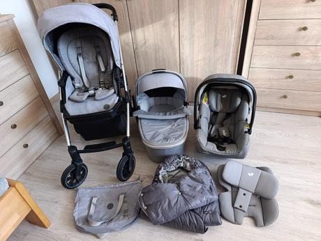 Kočík baby design bueno + autosedačka joie i-gemm, baby design,baby design bueno