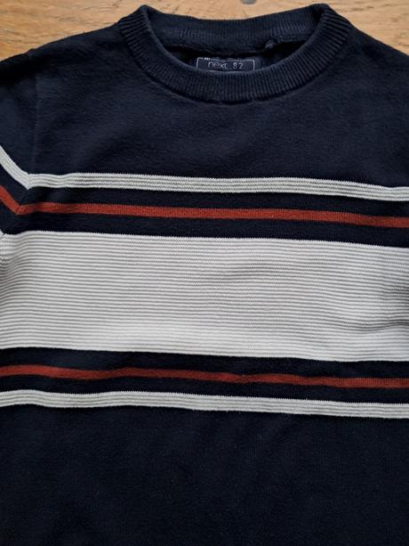 Tenký prúžkovaný bavlnený pulóver next veľ. 6 roko, next,116