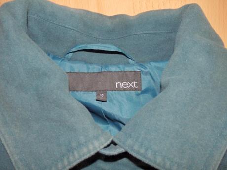 Zeleny dlhy prechodny kabat, next,s