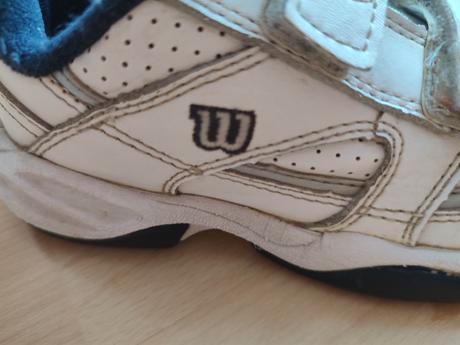 Detská tenisová obuv (tenisky)  wilson, pravá koža, 29