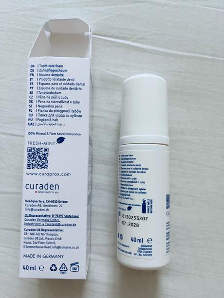 Curaprox aligner ochranná pena 40 ml,