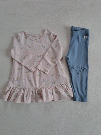 Lindex tunika / saty / tricko kvety 80, lindex,80