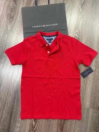 Tommy hilfiger chlapcenska polokosela na 12-14, tommy hilfiger,152