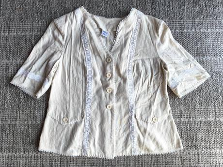 Ľanové letné sako, xxxl