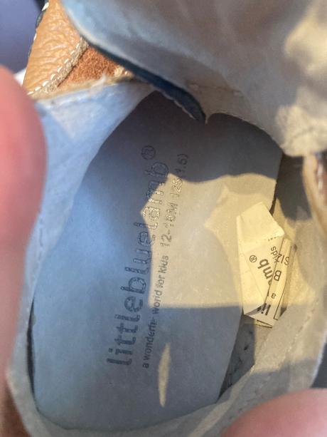 Barefoot topanocky little blue lamb vel.12-18 mes., little blue lamb,19