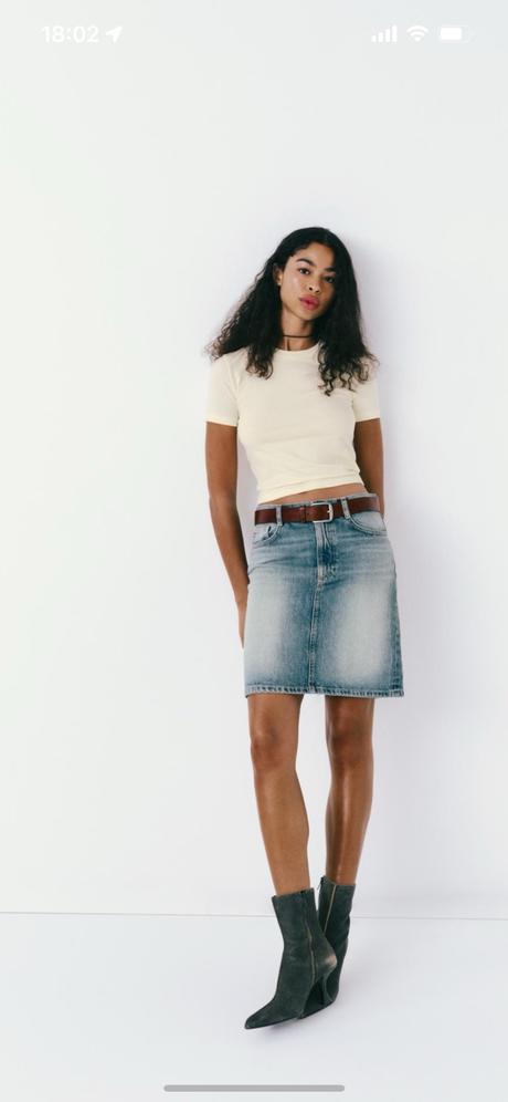 Crop tricko s visackou zara v.l, zara,l