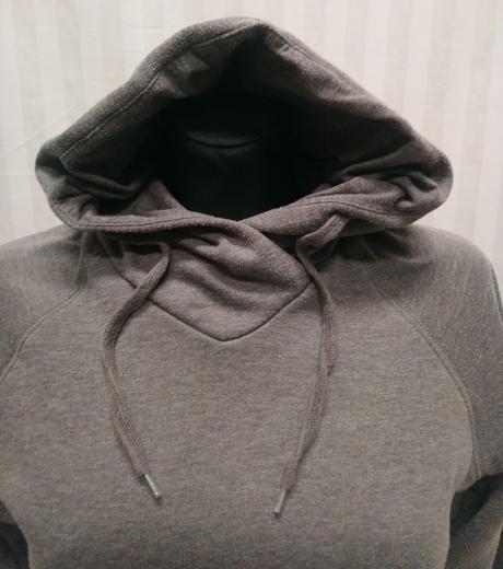 Dámska sivá mikina klokanka, h&m, s, h&m,s