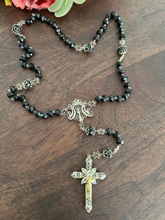 Starožitný ruženec z 19.stor., 