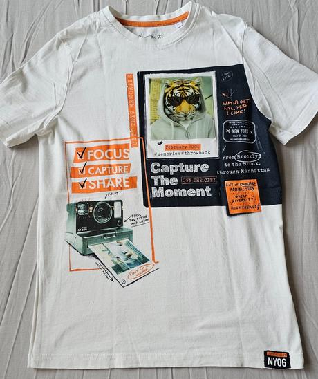 Tričko biele, c&a,146