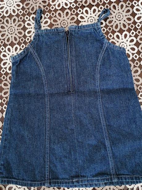 Dievčenské rifl. šaty 80 (9-12m), 80