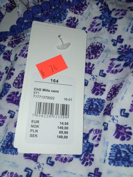 Dievčenská kvetovaná blúzka cubus (14 r.), cubus,164