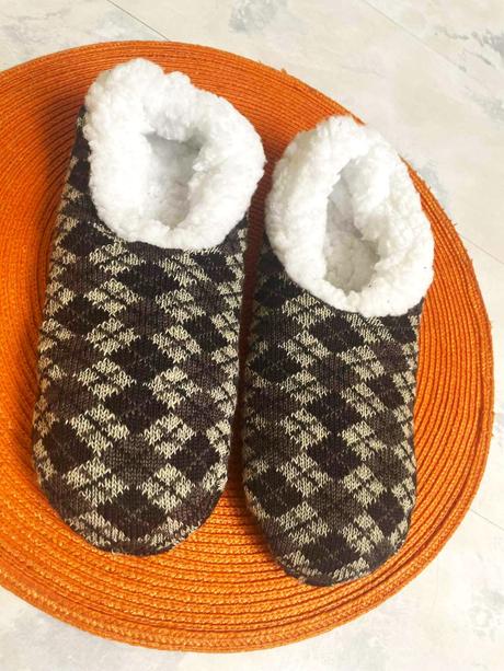 Kožušinové protišmykové papuče 38/39, 38