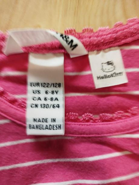 Prúžkované tielka, h&m,122