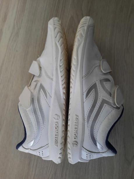 Biele tenisky (vd 22,5 cm), decathlon,35