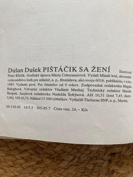 Pištáčik sa žení dušan dušek (1985),