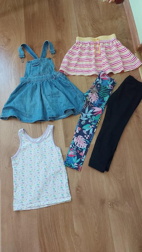 Suknička plus leginky 122-128, h&m,122