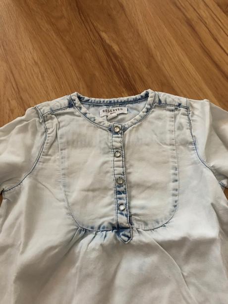 Tenká mäkkučká riflová košielka reserved, reserved,86