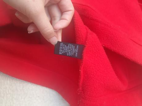 Ralph lauren sýto červená flísová mikina, ralph lauren,xxl