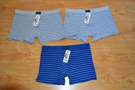 Pánske boxerky pásikavé modré, l / m / xl / xxl / xxxl