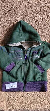 Mikina s teplou vložkou, denim,122