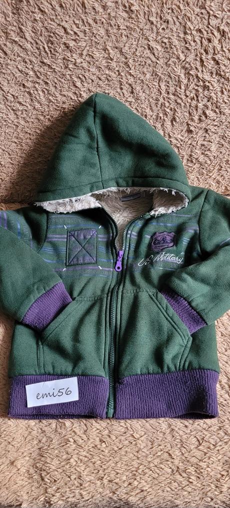 Mikina s teplou vložkou, denim,122