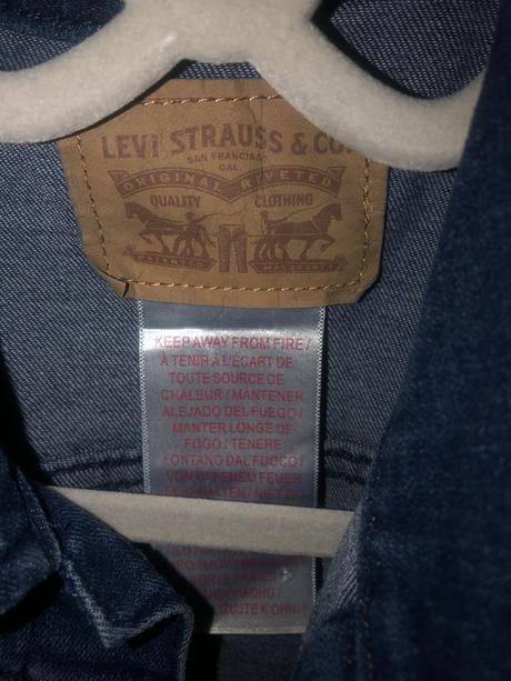 Rifľová bunda zn. levis, levis,158