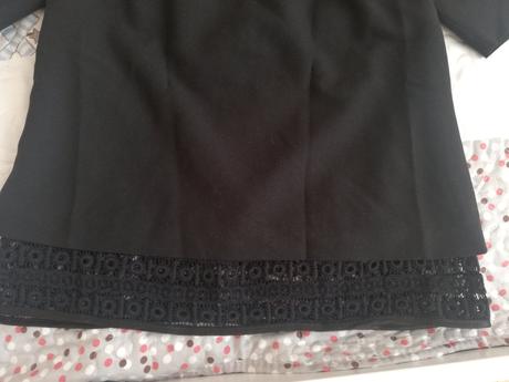 Čierna elegantna bluzka, 38