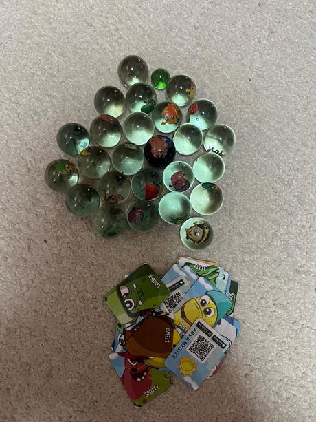 Sklenne gulicky lidl + hra jungle speed, 