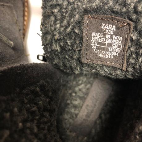 Topánky zimné dievčenské zara č.28, vd -18,4cm, zara,28