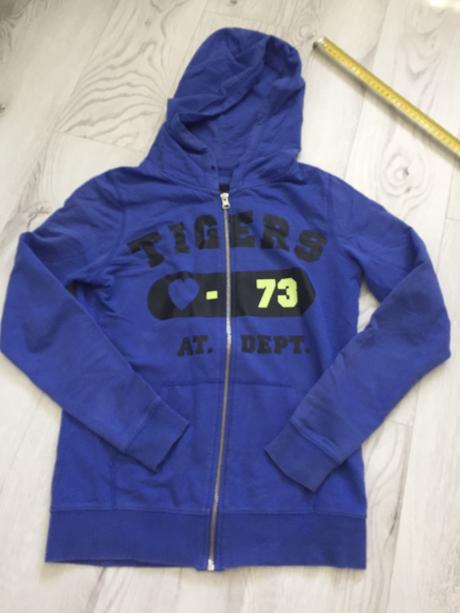 Tmavomodrá mikina tiger, xs