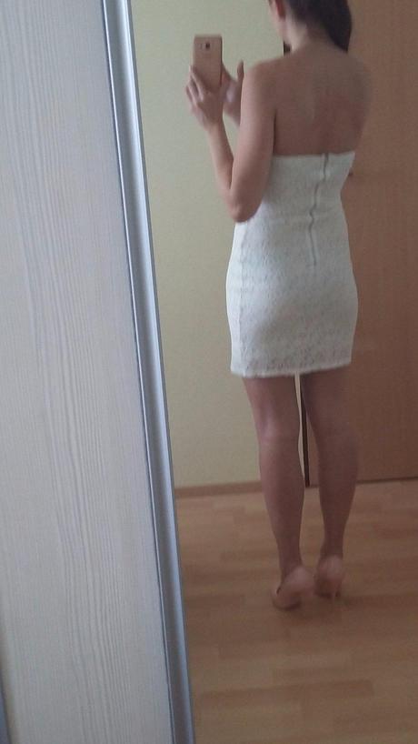 Čipkované šaty, tally weijl,xs