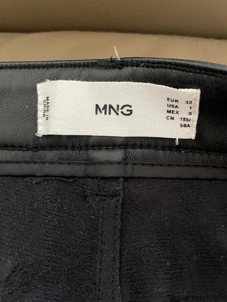 Kozene nohavice mango, mango,32