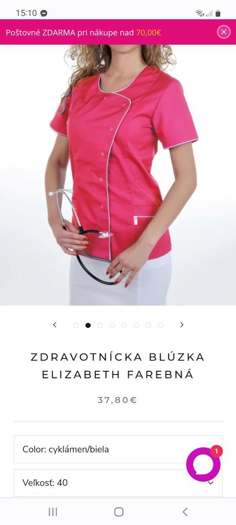 Zdravotnícka bluza, m