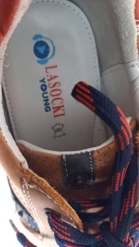 Kožené topánky zn. lasocki, lasocki,35