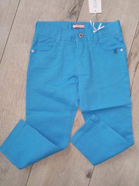 Chlapčenské rifle modré overkids (98), 98