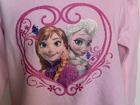 Disney ružové tričko anna a elsa (frozen), disney,116