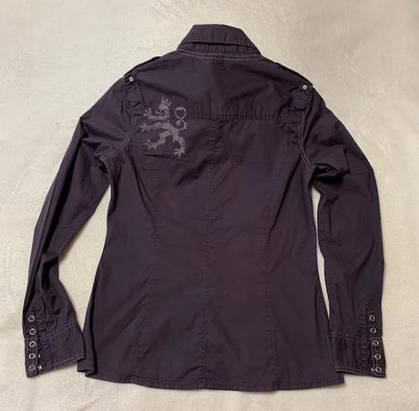 Športová tmavofialová košeľa, l