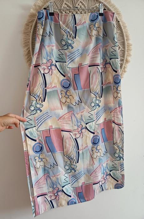 Tenká maxi sukňa s rozparkami, xl