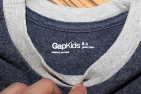 Tričko gap v. 8/9r., gap,134
