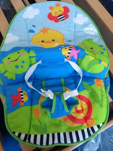 Detské vibračné a hojdacie kresielko (lehátko),