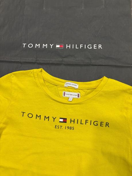 Tommy hilfiger tričko s dlhym rukávom č.116, tommy hilfiger,116