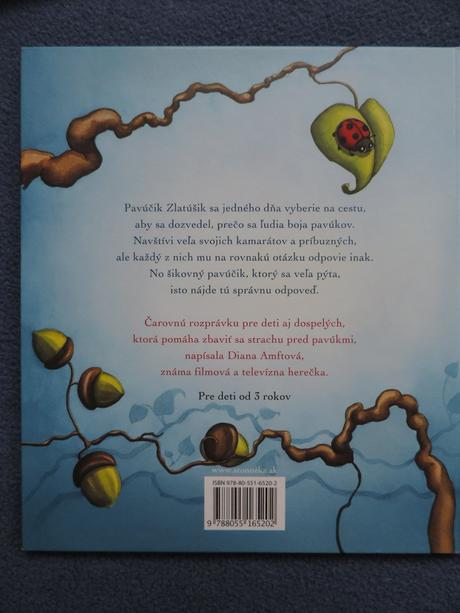 Knihy pavúčik zlatúšik, 4 ks, 