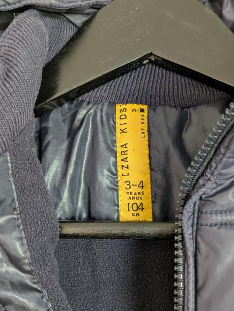 Detská zimná bunda zara, zara,104