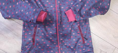 Dievčenská softšelová bunda 146/152, crivit,146