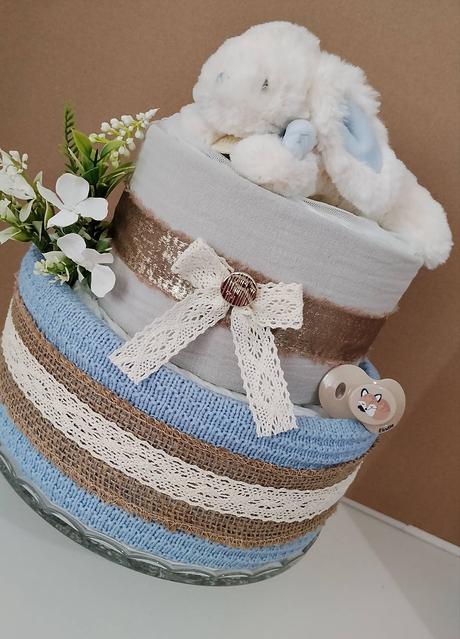 Plienková torta pre chlapčeka little bunny,